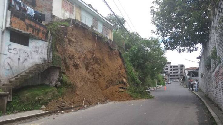 Cinco municipios del Quindío en riesgo de deslizamientos