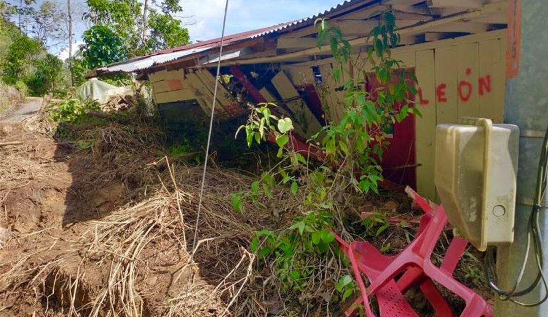 Afectaciones por deslizamientos en corregimientos y veredas de Pensilvania