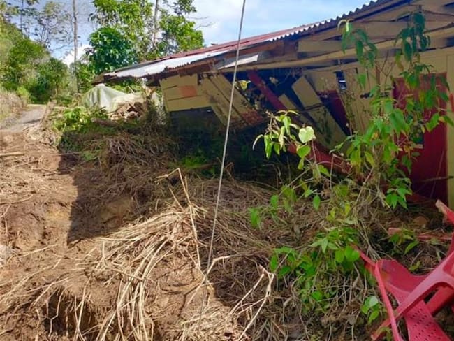 Afectaciones por deslizamientos en corregimientos y veredas de Pensilvania