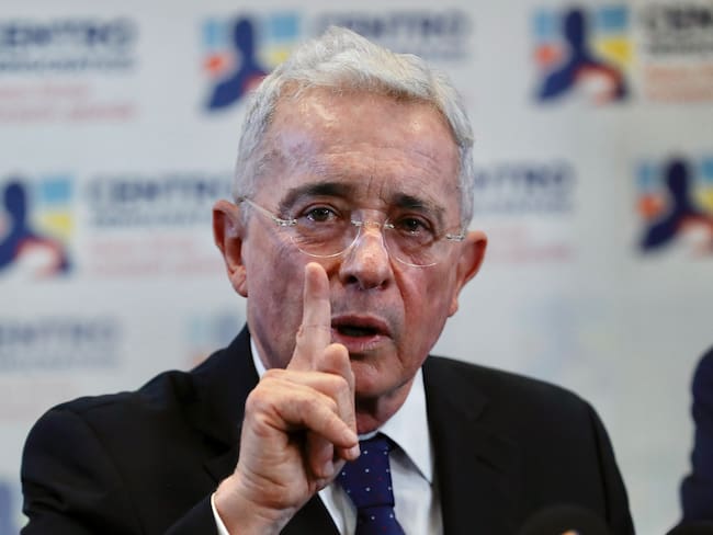 Expresidente Álvaro Uribe. EFE/ Carlos Ortega