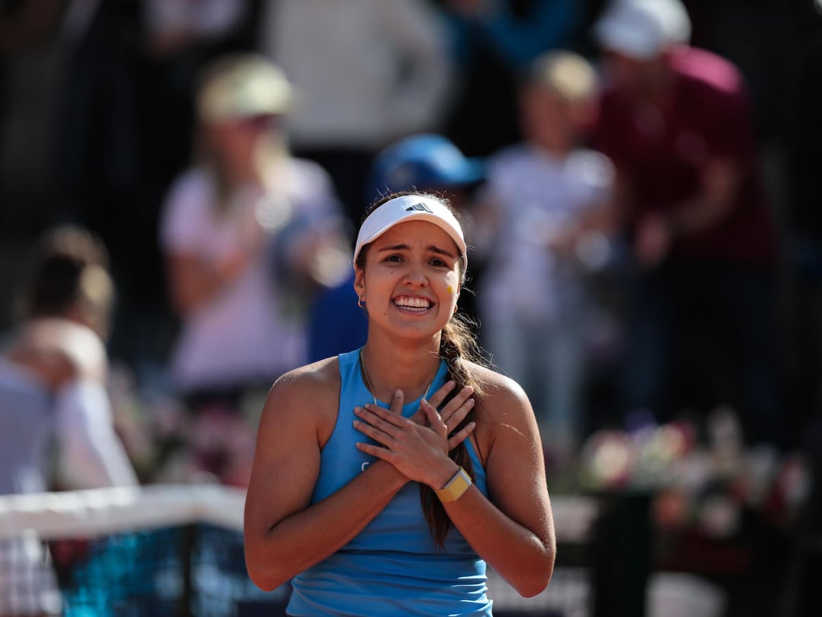 Camila Osorio clasifica a la final de la Copa Colsanitas Zurich de Bogotá
