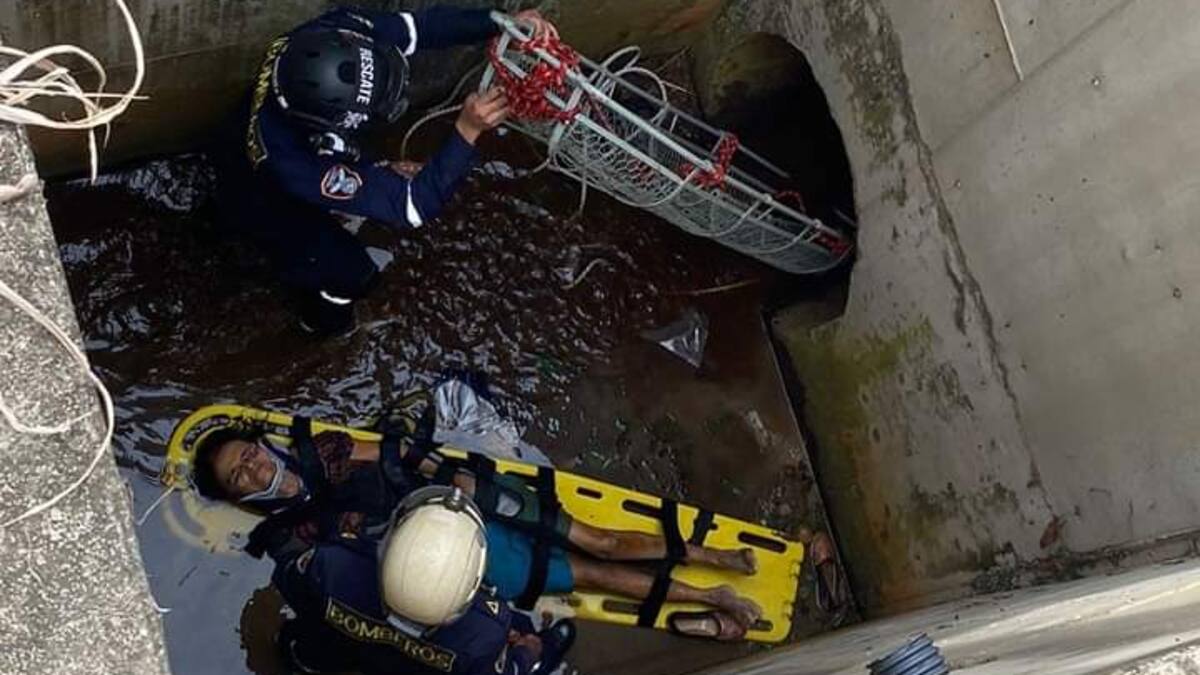 Se perdió y 3 días después la encontraron en una alcantarilla
