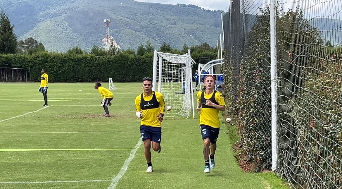 Falcao en su regreso a los entrenamientos de Millonarios / Caracol Radio.
