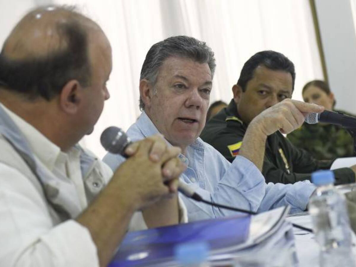 “Arauca se declarará como departamento libre de coca”: Santos