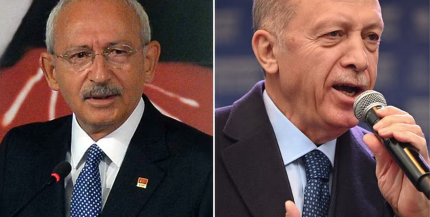 Los principales candidatos a la presidencia en Turquía: Kemal Kiliçdaroglu (Izq) y Recep Tayyip Erdogan (Der).