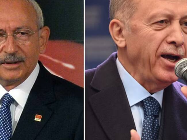 Los principales candidatos a la presidencia en Turquía: Kemal Kiliçdaroglu (Izq) y Recep Tayyip Erdogan (Der).