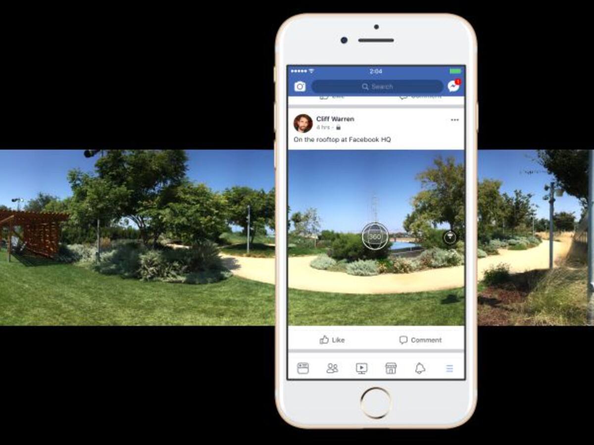Ahora es posible tomar fotos a 360° desde la App de Facebook