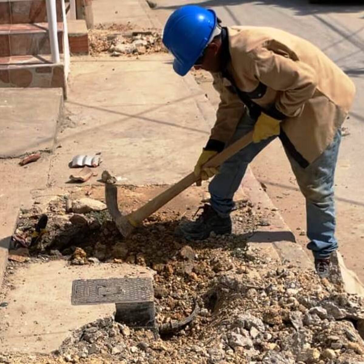 Avanza renovación de redes de agua potable en Pasacaballos en el occidente de Cartagena
