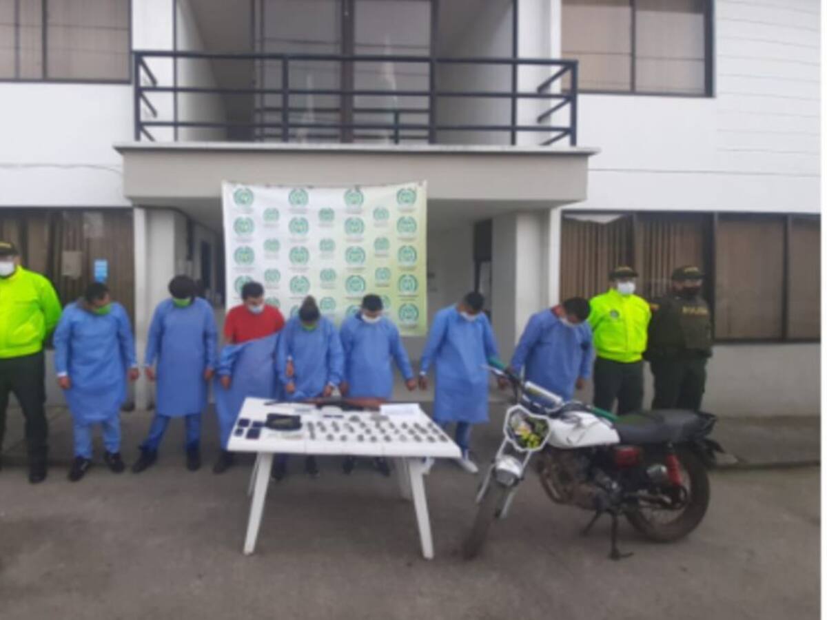 Desarticulada banda criminal que operaba en tres municipios de Caldas