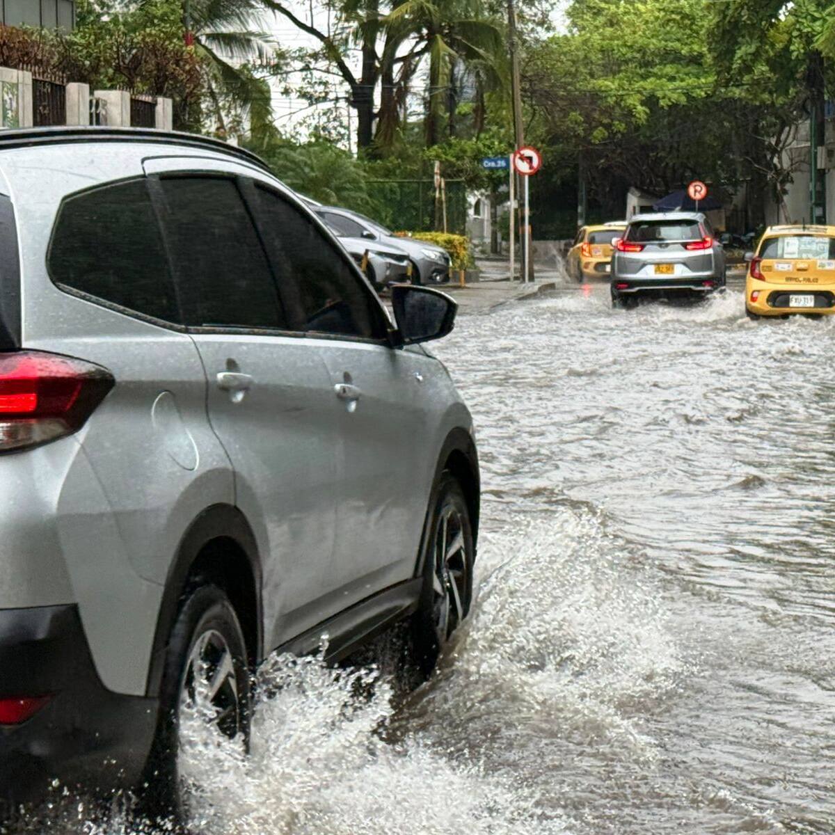 DATT emite recomendaciones de movilidad ante lluvias durante el fin de semana en Cartagena