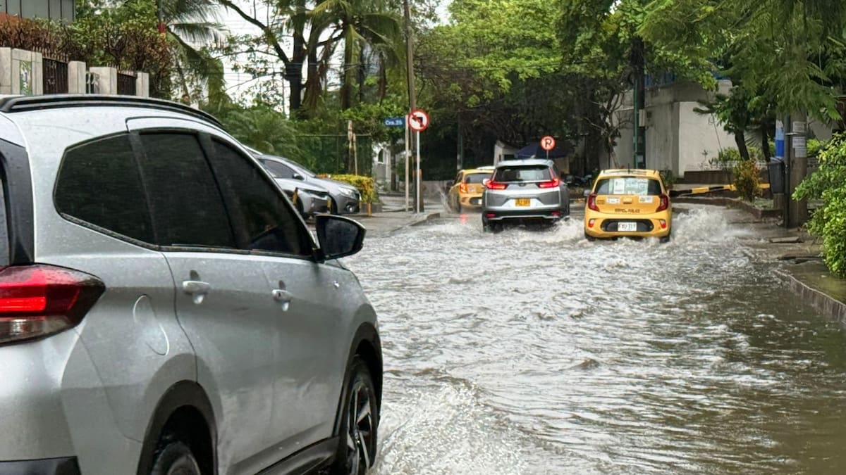 DATT emite recomendaciones de movilidad ante lluvias durante el fin de semana en Cartagena