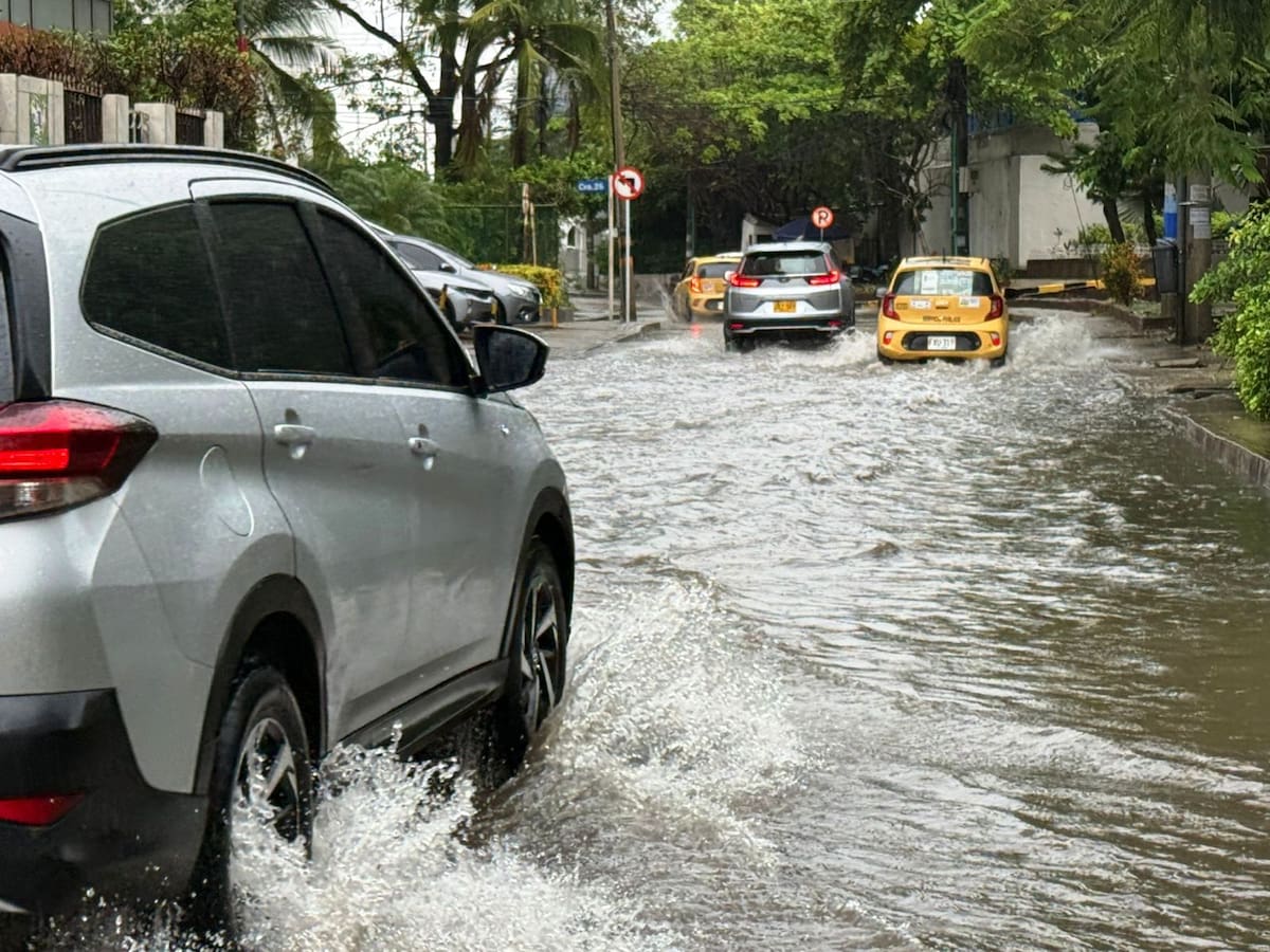 DATT emite recomendaciones de movilidad ante lluvias durante el fin de semana en Cartagena