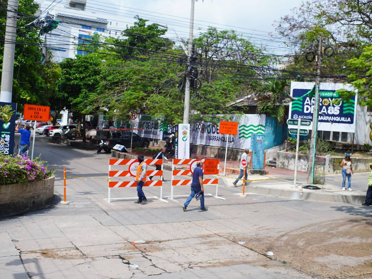 Así serán los cambios viales en la calle 85 por canalización de arroyo: habrá restricciones