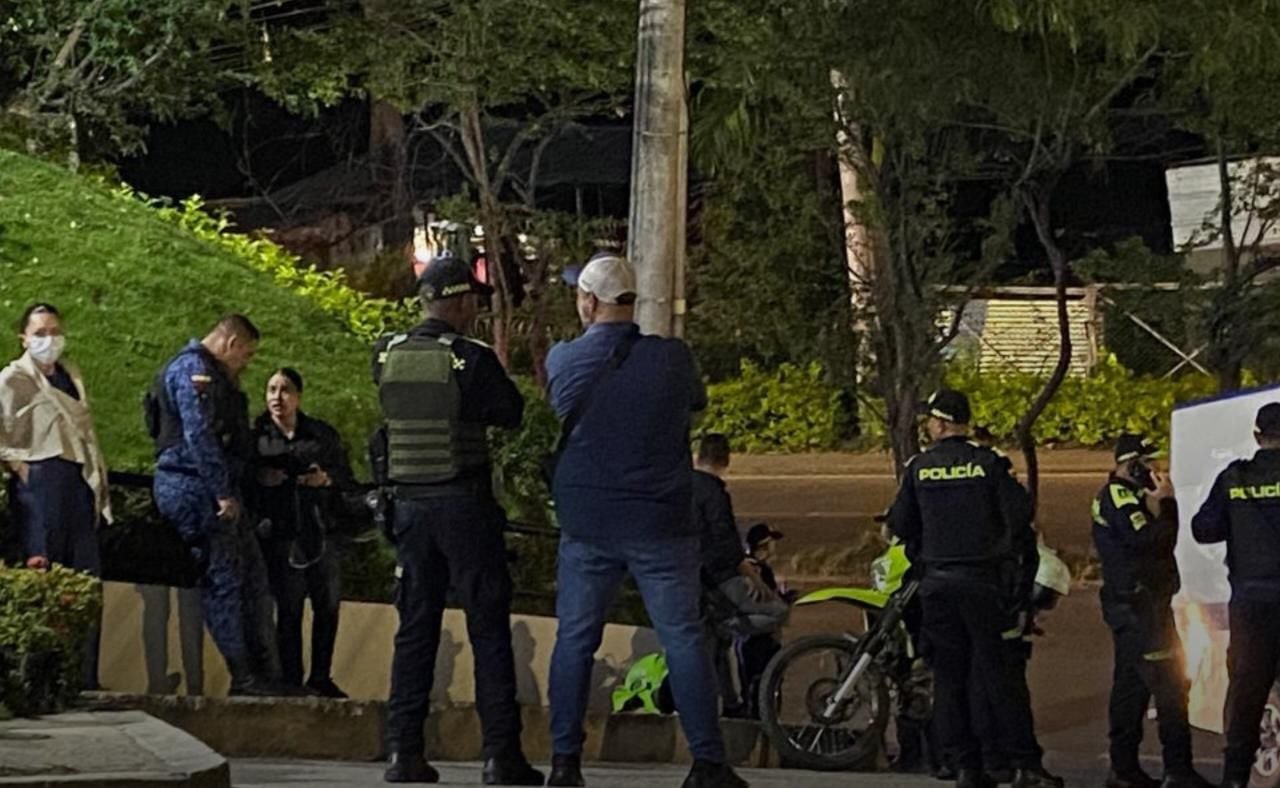 Tiroteo en Bucaramanga.