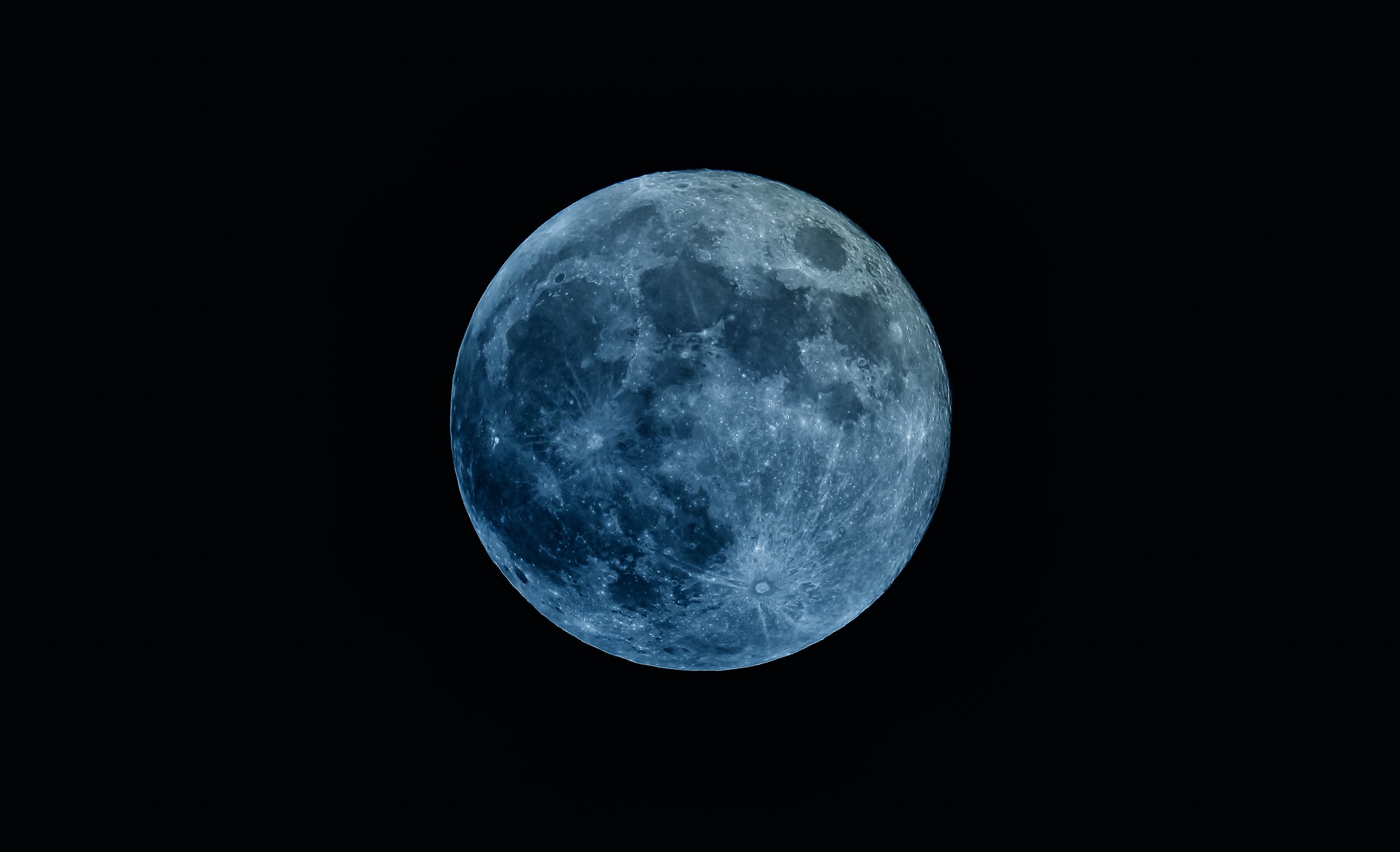 Superluna azul de agosto 2023. Foto: Getty Images.