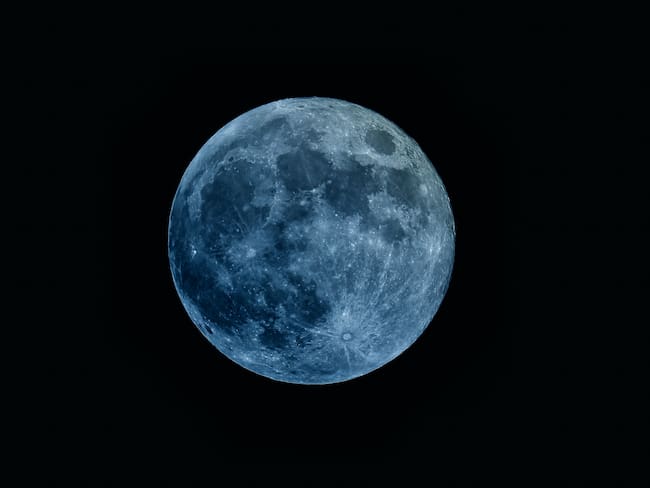 Superluna azul de agosto 2023. Foto: Getty Images.