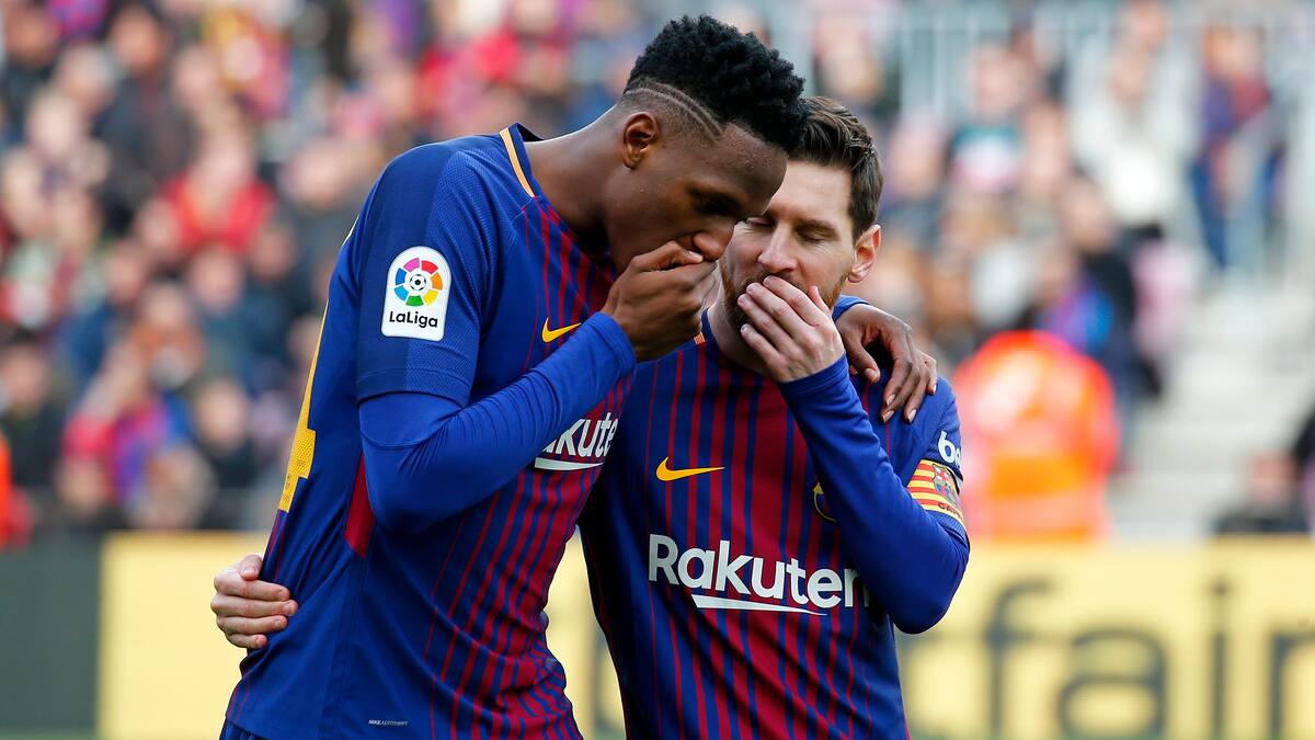 Yerry Mina y una posibilidad de regresar al FC Barcelona
