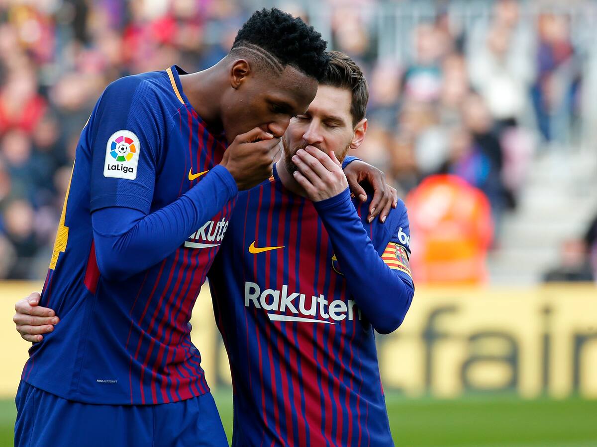 Yerry Mina y una posibilidad de regresar al FC Barcelona
