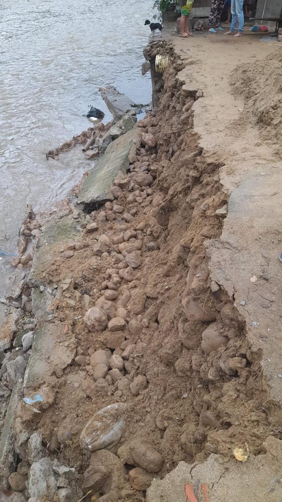 Fuertes lluvias en Santander