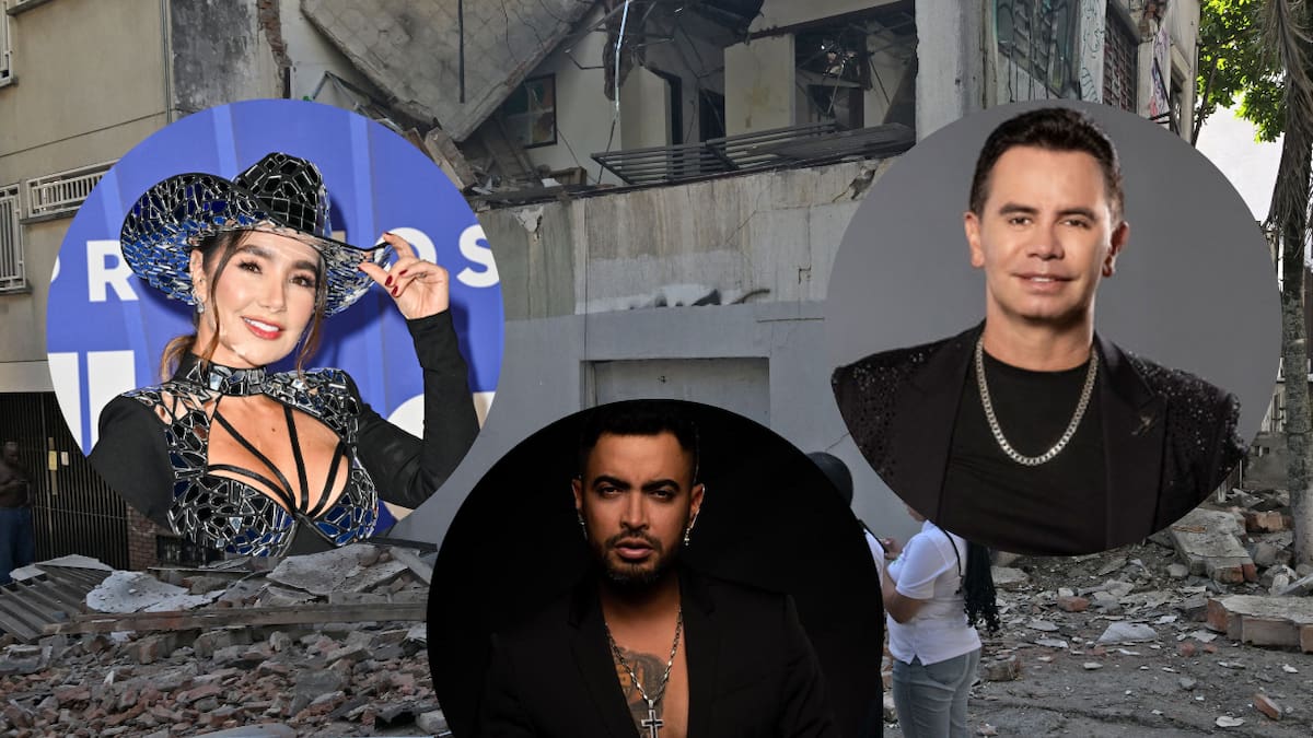 Artistas de la música popular se solidarizan con Colombia tras el fuerte sismo