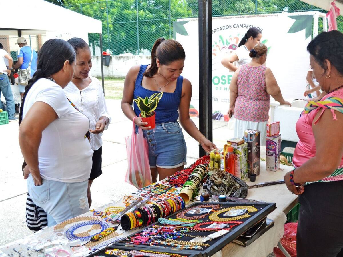 Ventas cercanas a los 17 millones de pesos dejó el mercado campesino en Los Calamares