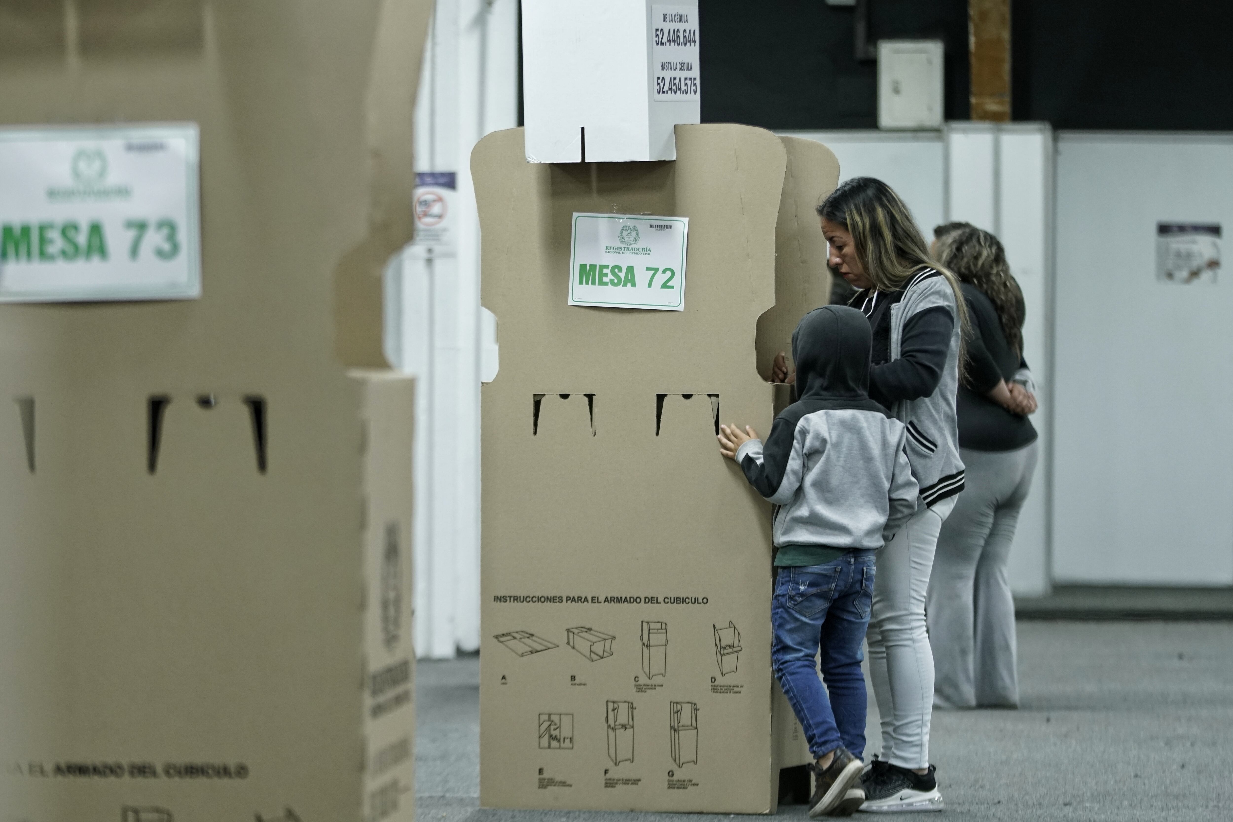 Jornada de votaciones en las elecciones de Colombia. (Foto vía COLPRENSA)