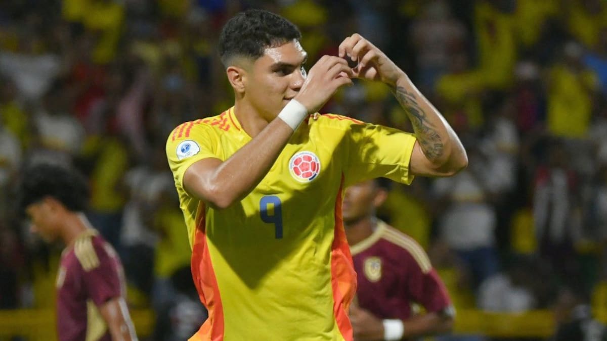 Santiago Londoño lucha por ser el máximo goleador del Sudamericano Sub-17: Así está la tabla