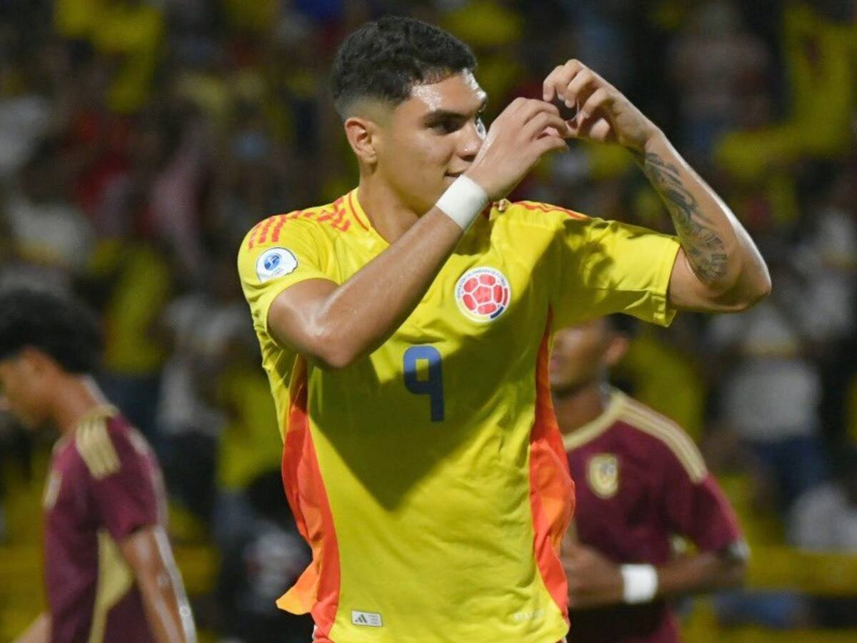 Santiago Londoño lucha por ser el máximo goleador del Sudamericano Sub-17: Así está la tabla