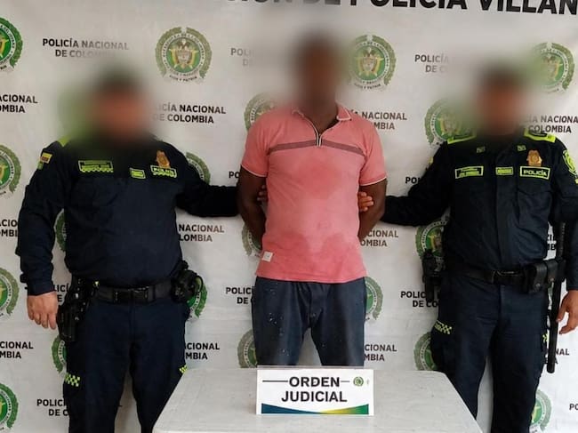Capturado por orden judicial de violencia intrafamiliar. // Policía de Bolívar