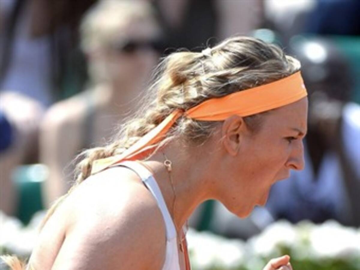 Victoria Azarenka es la primera semifinalista en Roland Garros