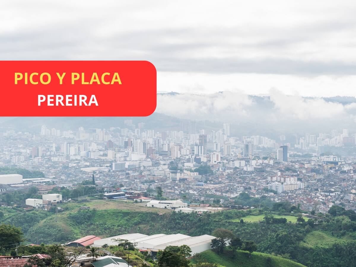 Pico y placa en Pereira del 21 al 25 de octubre: Así será para carros y motocicletas