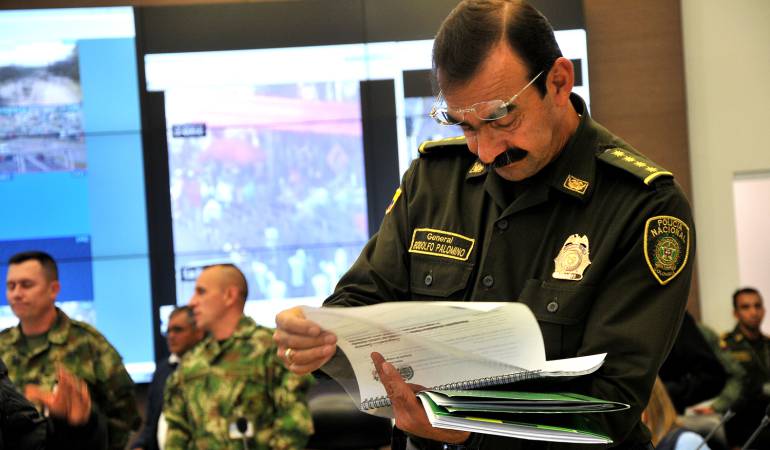 Director de la Policía Nacional, general Rodolfo Palomino.