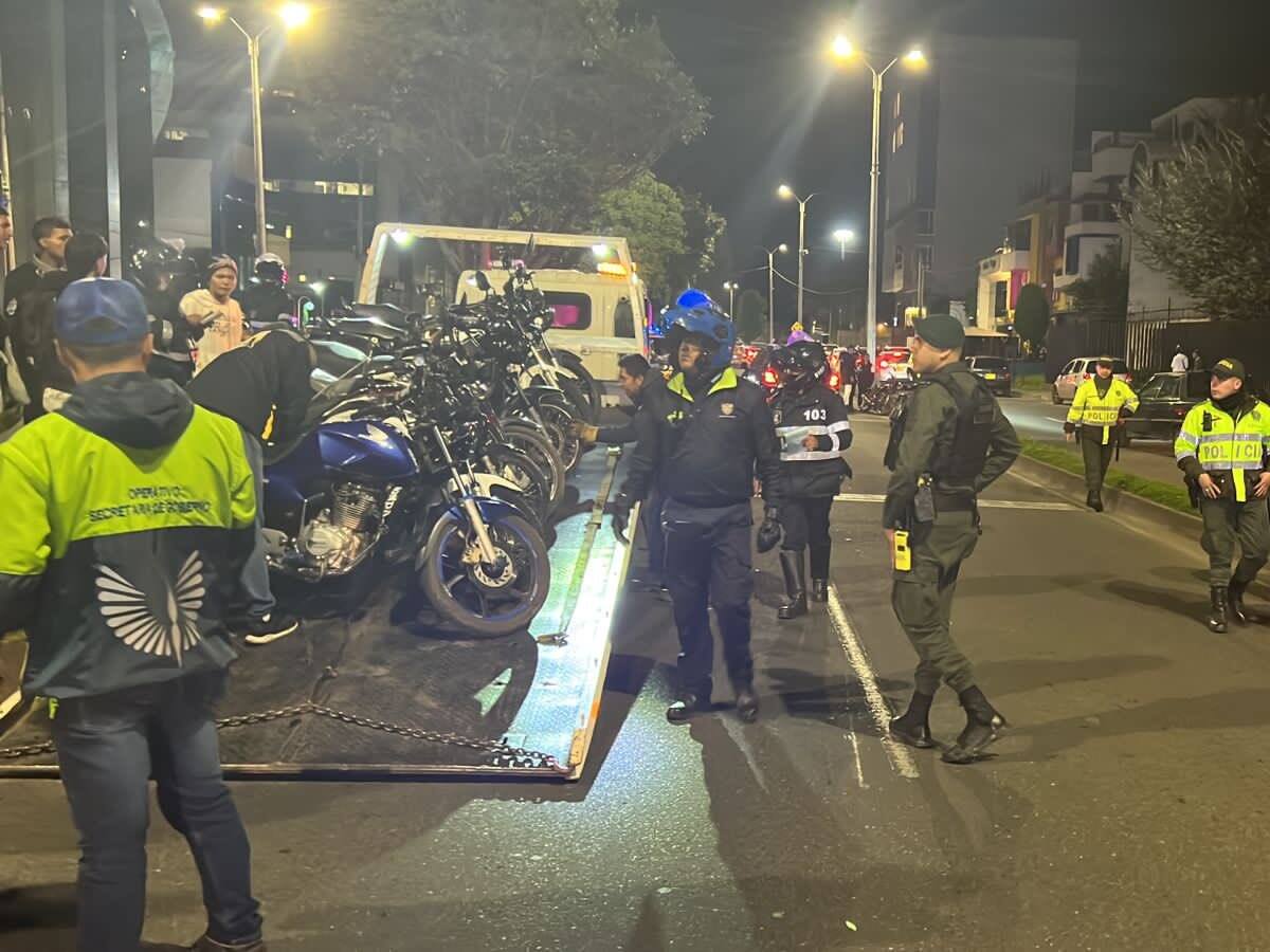Treinta y cinco motos inmovilizadas por participar en las ‘motadas’ en Pasto