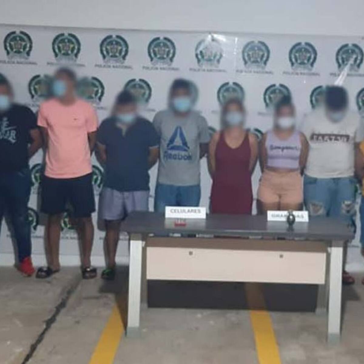 Así extorsionaban los 16 presuntos miembros de Los Costeños en Barranquilla