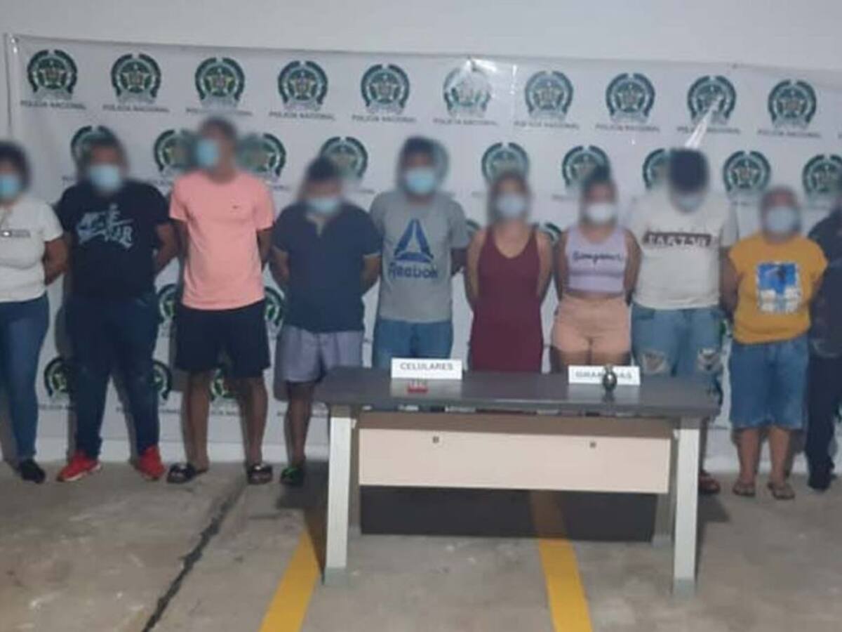 Así extorsionaban los 16 presuntos miembros de Los Costeños en Barranquilla