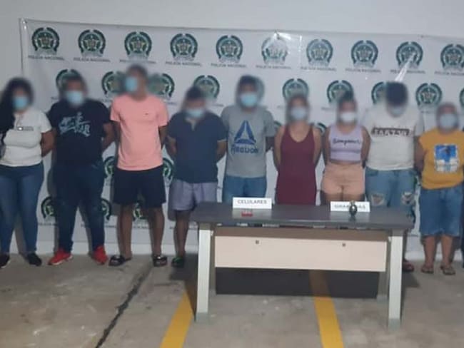 Así extorsionaban los 16 presuntos miembros de Los Costeños en Barranquilla