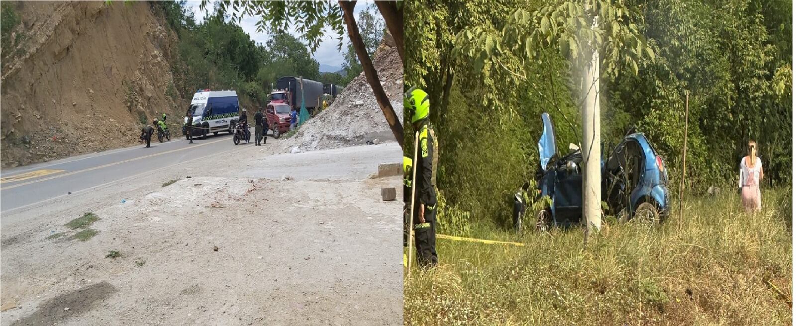 Accidentes viales en Norte de Santander.