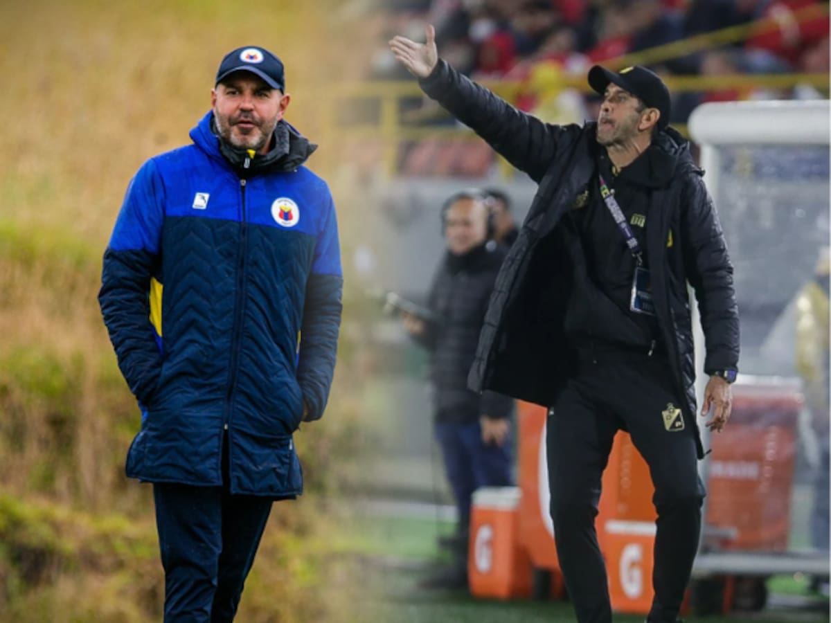 Así fue la pelea entre los técnicos Arturo Reyes y Jonathan Risueño, luego del Pereira vs Pasto