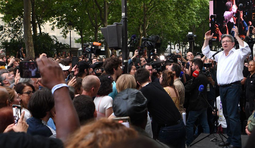 Jean-Luc Mélenchon, político de izquierda en Francia.