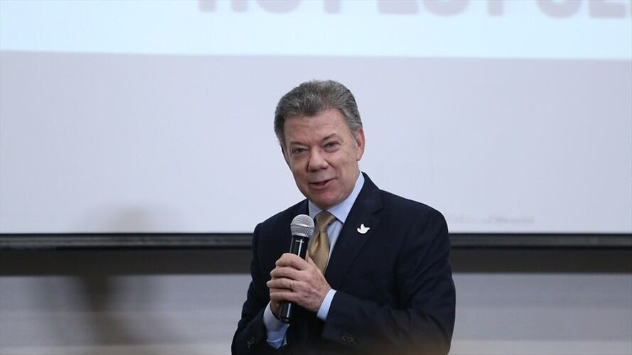 Juan Manuel Santos pide a La U rechazar el extremismo y mantenerse en el centro. Foto: Colprensa