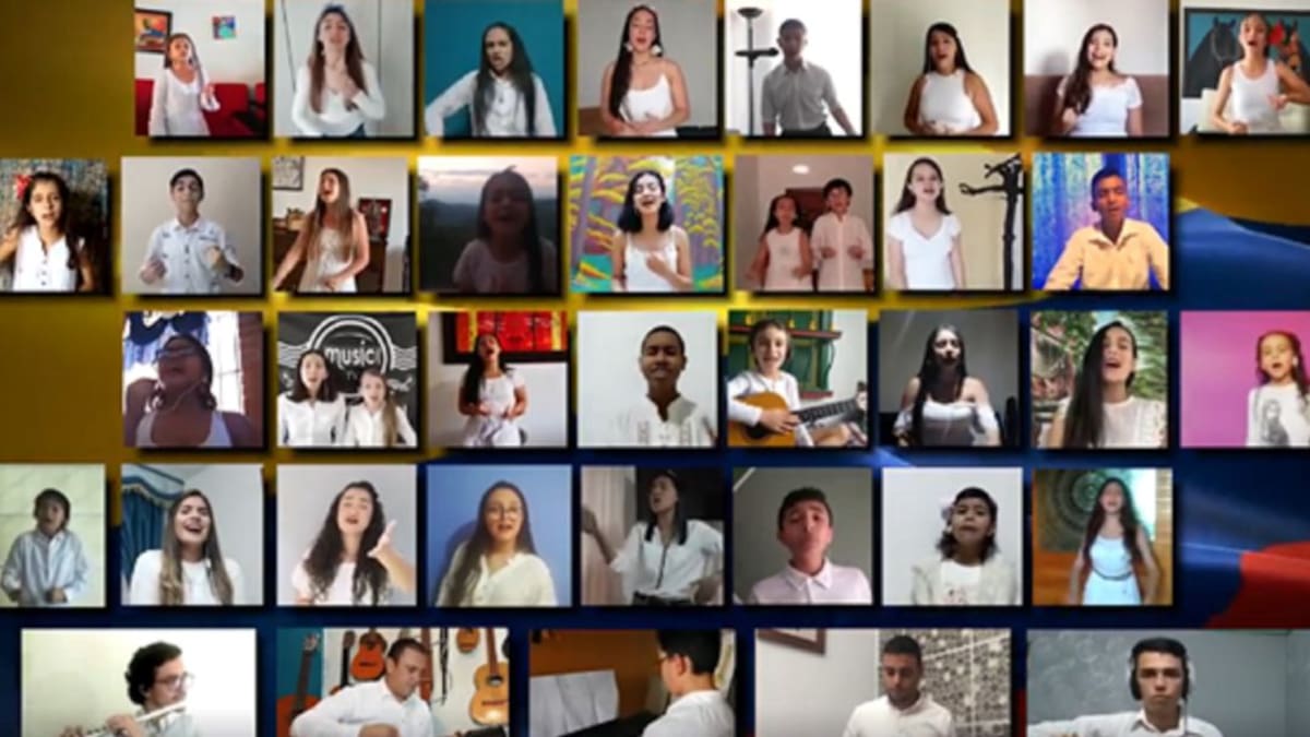 36 Niños de Colombia en el aislamiento le cantan al amor desde el Quindío