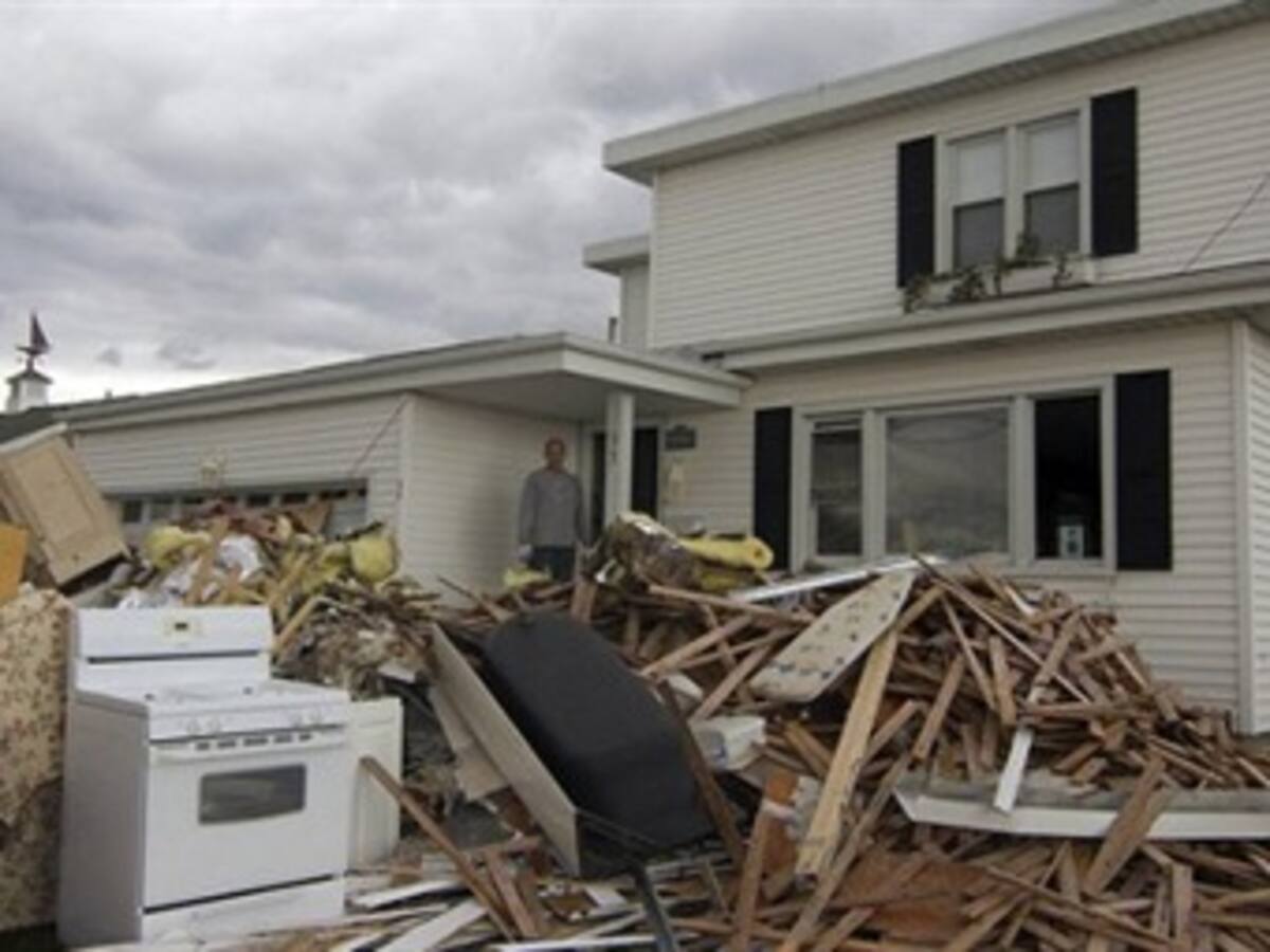 Obama declara zona catastrófica Rhode Island tras el paso de Sandy