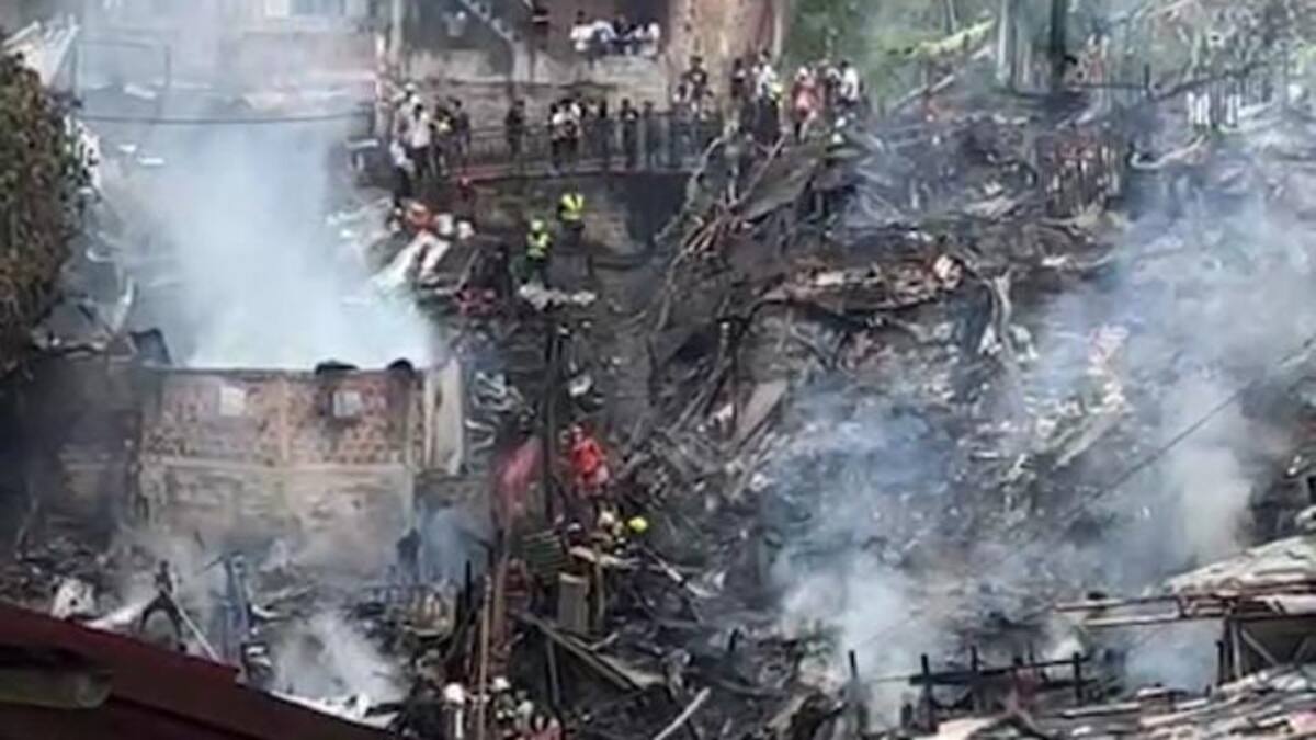 Incendio en La Guamera deja 17 viviendas afectadas y alrededor de 70 personas damnificadas