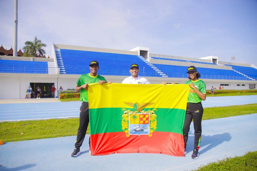 Omar Acosta y Buendi Recuero, abanderados de Bolívar para los VI Juegos Paranacionales