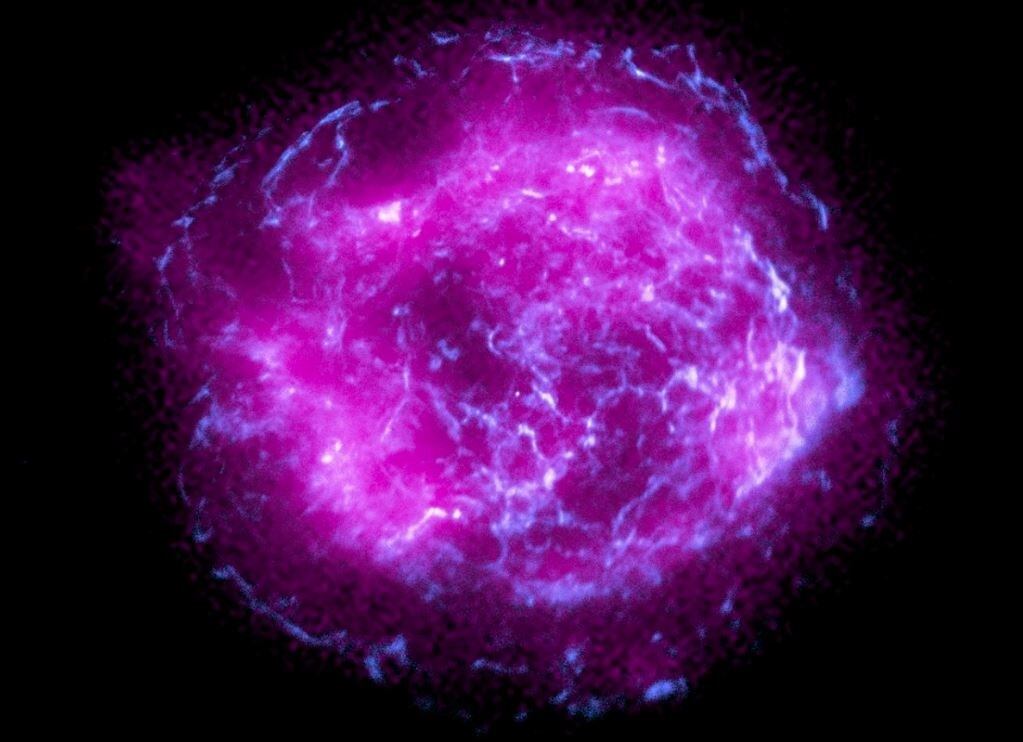Supernova Cassiopeia A. Foto: EP.