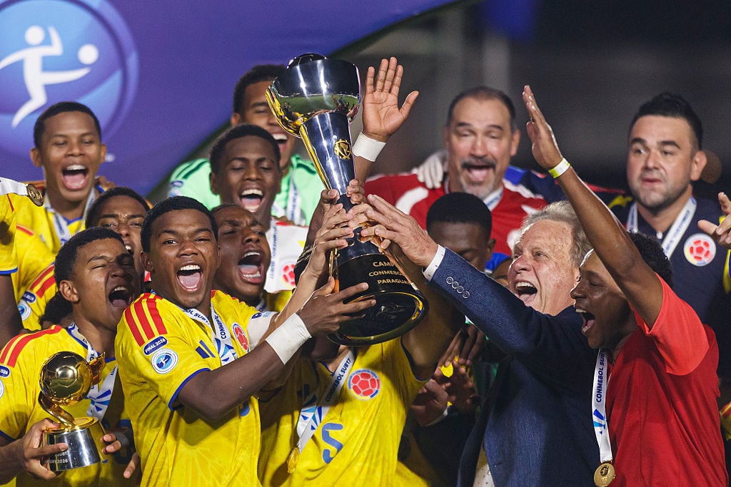 Selección Colombia levanta el título del Sudamericano Sub-17 / Getty Images