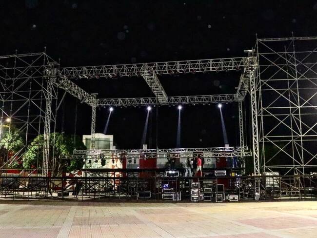 Preparativos para las festividades del puente de Reyes en Baranoa