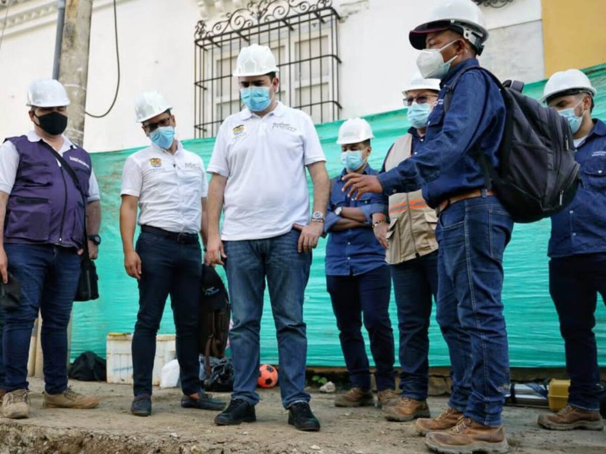 85% de avance del proyecto de alcantarillado para Mompox