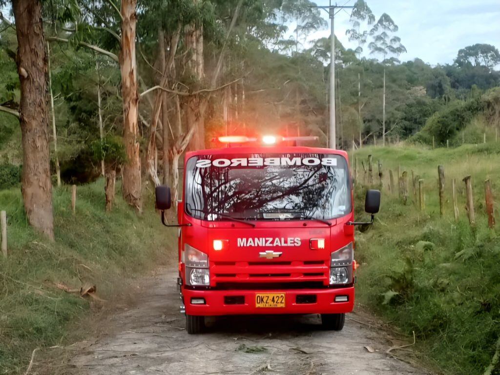 Foto bomberos de Manizales