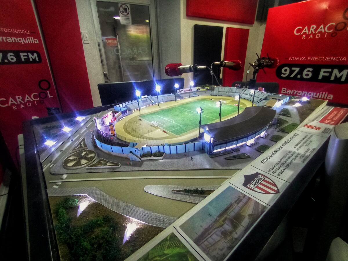 Centenario de Junior: así es la maqueta del Romelio Martínez